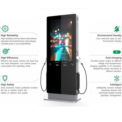 3 Phase Car EVSE EV Charger LED Level 2 CCS Car Charger สําหรับรถไฟฟ้า