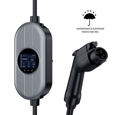 สถานีชาร์จ EVSE 240V 60Hz 24 Amp สําหรับรถไฟฟ้า