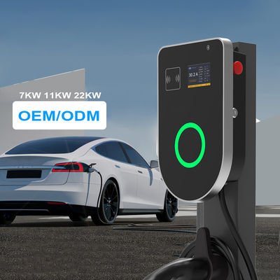 OCPP Wallbox EVSE EV Charger 32A 3 Phase สถานีชาร์จไฟฟ้าเร็ว