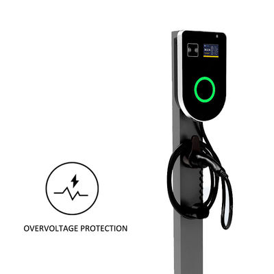 OEM พกพา 30 แอมเปียร์ EV ชาร์จระดับ 2 ตะแกรง Mount