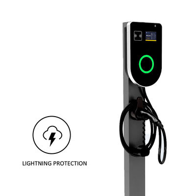 เครื่องชาร์จรถไฟฟ้า 7kw EV ประเภท 2 สําหรับการชาร์จสาธารณะ